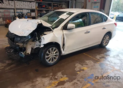 2017 Nissan Sentra S z USA, uszkodzony, nr VIN 3N1AB7APXHY303097